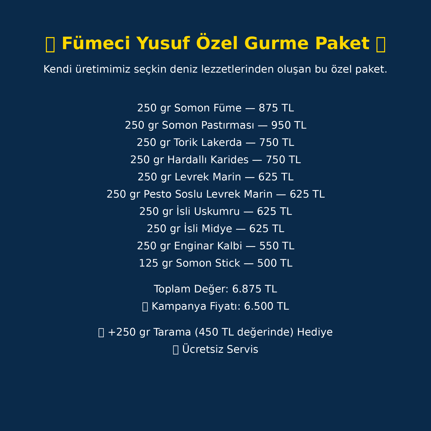 Gurme Kampanya Büyük Boy Menü